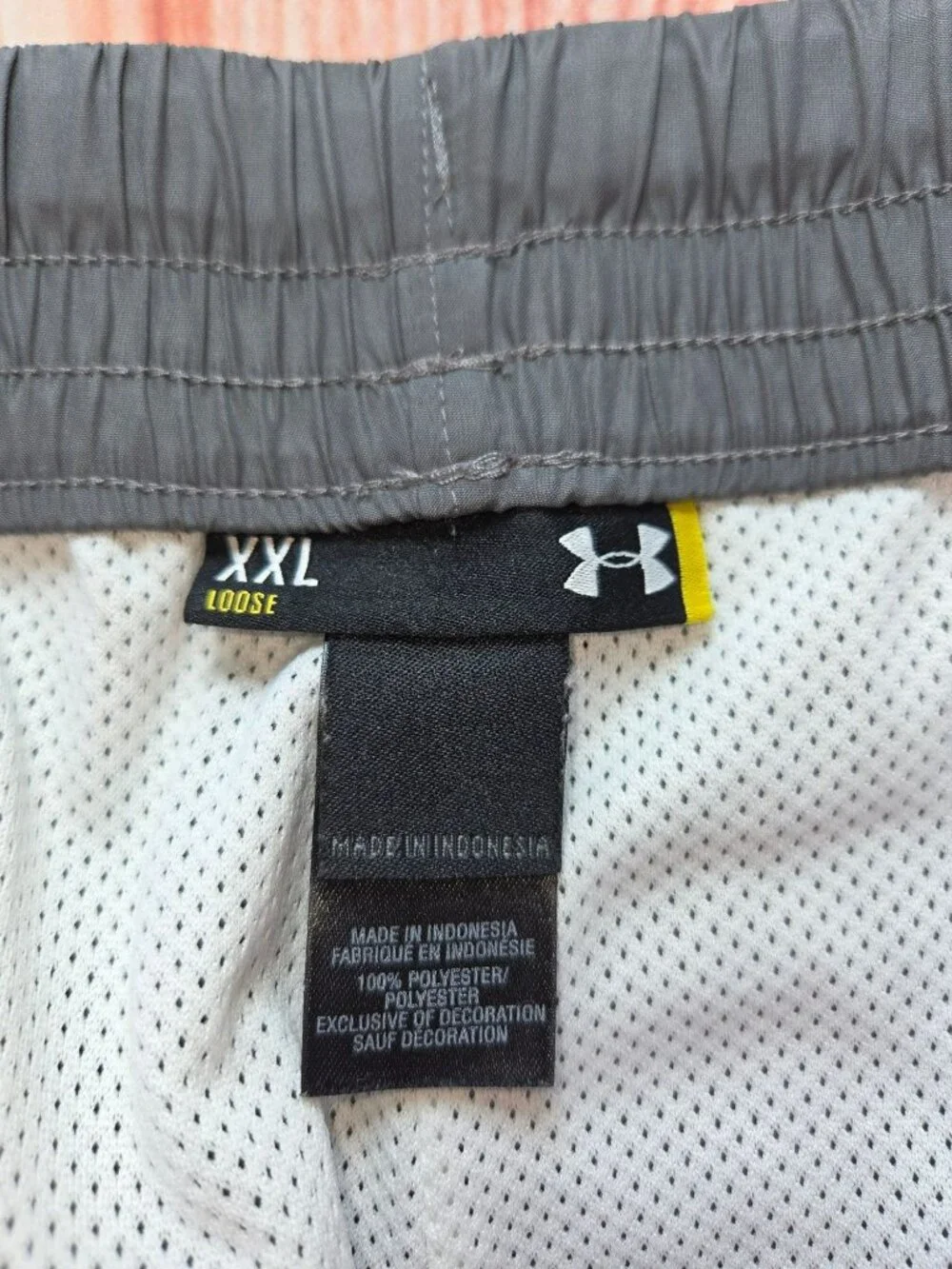 Under Armour Mens Loose Fit Gray Athletic Pants XXL